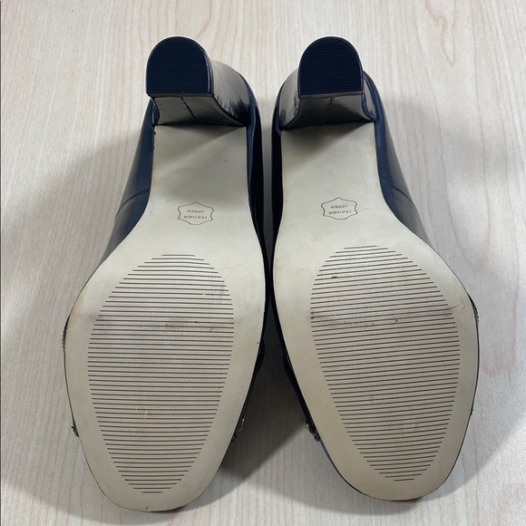 Steve Madden Merri Black Patent Leather Heels with Chain Detail - Picture 7 of 9